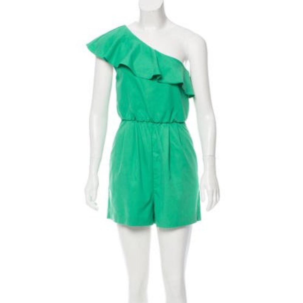 BLACK FRI SALE alice + olivia one shoulder romper